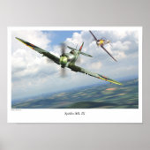 Poster Spitfire Mk. IX (Devant)