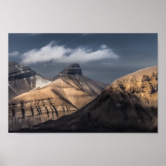 Poster Spitsbergen Svalbard (Devant)