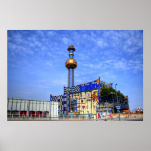 Poster Spittelau, Vienne Autriche