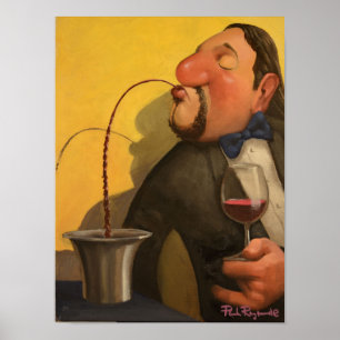 Poster Spitting-Sommelier