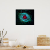 Poster Spitzer infrarouge Helix Nebula (Cuisine)