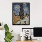 Poster Spitzer Space Telescope / van Gogh (Bureau à domicile)