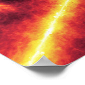 Poster Spitzer vu contre le ciel infrarouge (Coin)