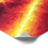 Poster Spitzer vu contre le ciel infrarouge 2 (Coin)