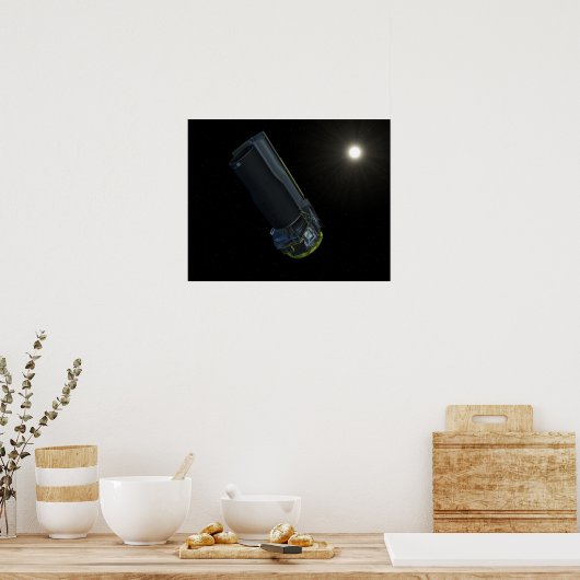Poster Spitzer vu en lumière visible (Cuisine)