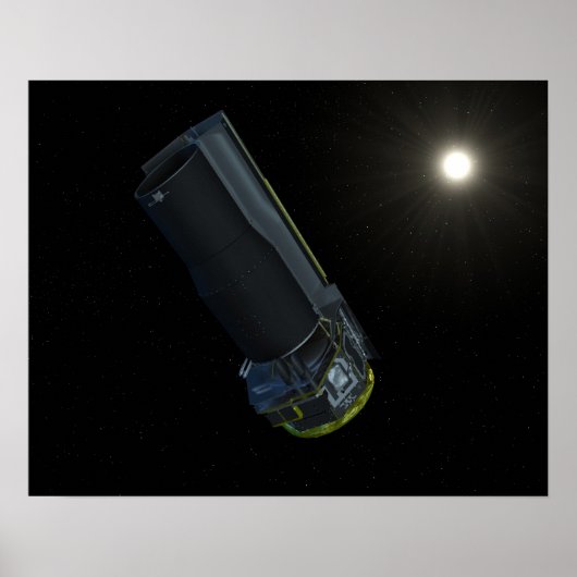 Poster Spitzer vu en lumière visible (Devant)