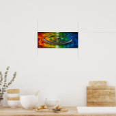 Poster Splash couleur (Cuisine)