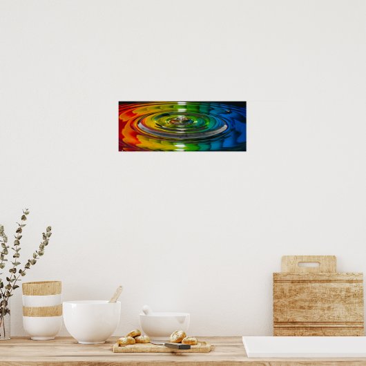 Poster Splash couleur (Cuisine)