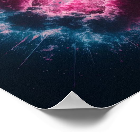 Poster Splash couleur (Coin)