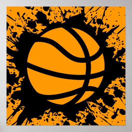 Poster splatz de basket (Devant)