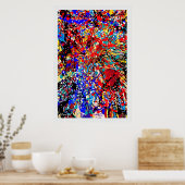 Poster Splatz Expressionnisme Paint Splatter (Cuisine)