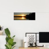 Poster Splendeur des eaux limitrophes (Bureau à domicile)