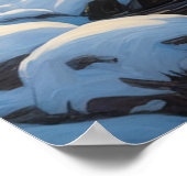 Poster Splendeur du coucher du soleil dans la solitude ne (Coin)