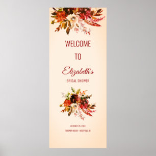 Poster Splendor d'automne Floral Blushed Ivor Fête des ma