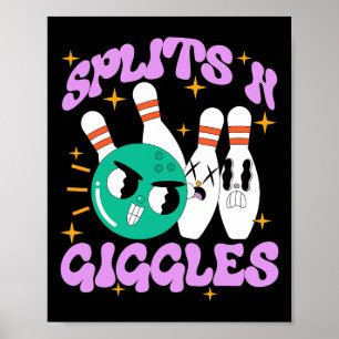 Poster Splings n Giggles Funny Bowling Team Bowler Sports
