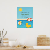 Poster Splish Splash c'est un Baby shower Baby Bash Bienv (Cuisine)