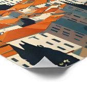 Poster Split Croatie Nostalgique Voyage Art (Coin)