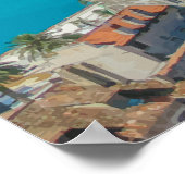 Poster Split, Croatie - Ville côtière (Coin)