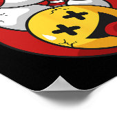 Poster Split Happy Drôle Bowling Bowler (Coin)