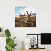 Poster Split Rail Fence at Gettysburg (Bureau à domicile)