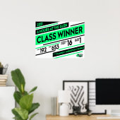 Poster SPM - 6 heures à l'affiche du gagnant Glen (Bureau à domicile)