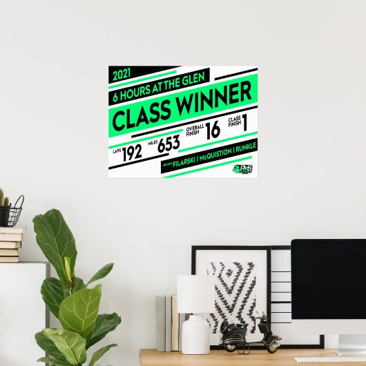 Poster SPM - 6 heures à l'affiche du gagnant Glen (Bureau à domicile)