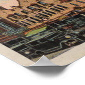 Poster Spokane, WA - Vue de l'hôtel Davenport #1 (Coin)