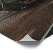 Poster Spokane, WA - Vue sur N. Pacific Train & Depot (Coin)