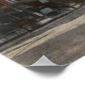 Poster Spokane, WA - Vue sur Riverside Ave. & Howard St (Coin)