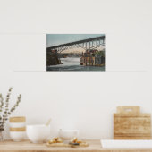 Poster Spokane, Washington - Monroe Street (Cuisine)