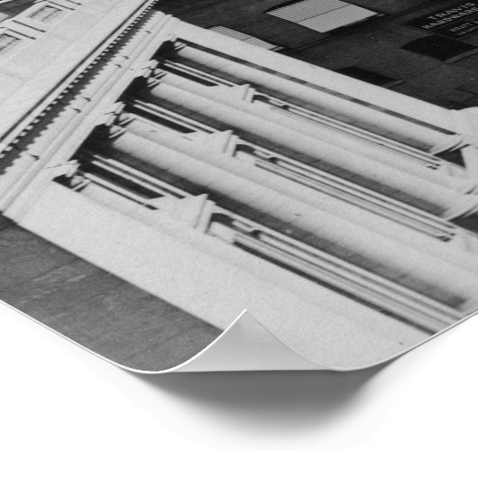 Poster Spokane, Washington - Riverside Avenue (Coin)