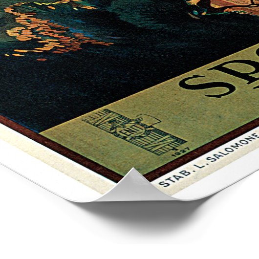 Poster Spolète, Ombrie (Coin)