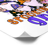 Poster Spookin’ Avec Mes Gnomies : Amis Rétro Halloween (Coin)