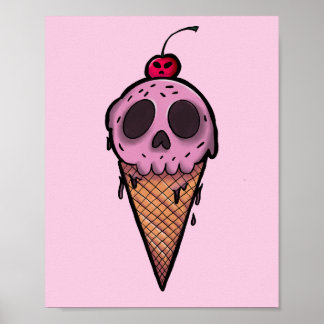 Poster Spooky Cream