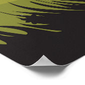 Poster Spooky Halloween Witch Flying on Broomstick (Coin)