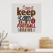 Poster sport de football (Cuisine)