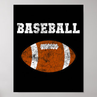 Poster Sport de football américain sarcastique ironique B