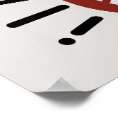 Poster Sport de football cool (Coin)