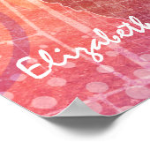 Poster Sport Girls Sunset Beach Volley-ball (Coin)