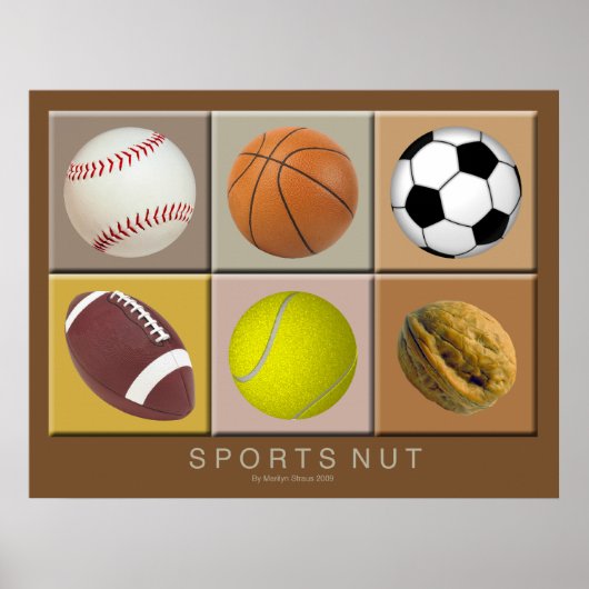 Poster sport Nut (Voorkant)