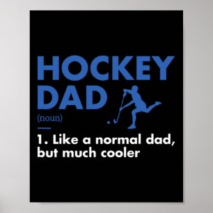 Poster Sport Papa Définition Hockey