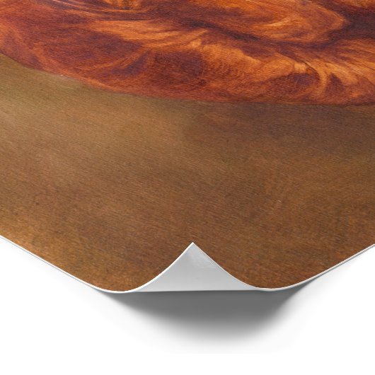 Poster Sport rustique | Gant de boxe (Coin)