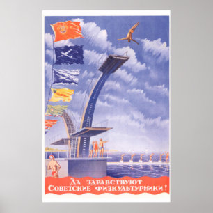 Poster Sport soviétique