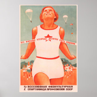 Poster Sport soviétique