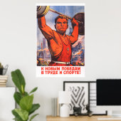 Poster Sport soviétique (Bureau à domicile)