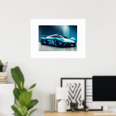 Poster-sportauto Poster (Thuiskantoor)