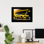 Poster-sportauto Poster (Thuiskantoor)