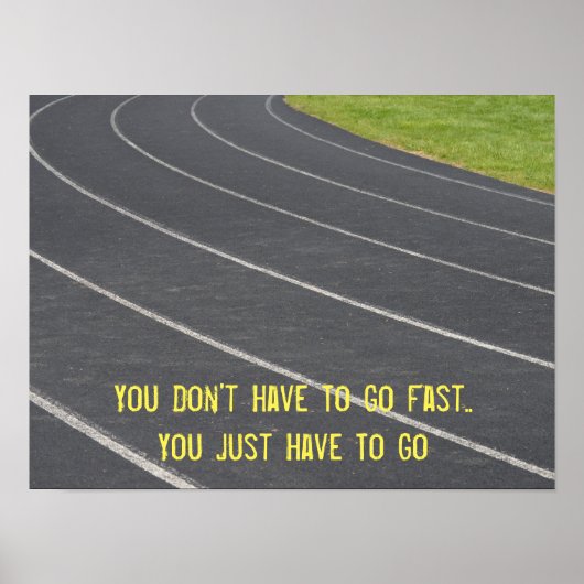 Poster sportif Motivational Running (Devant)