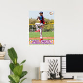 Poster sportif personnalisé 001 (Bureau à domicile)