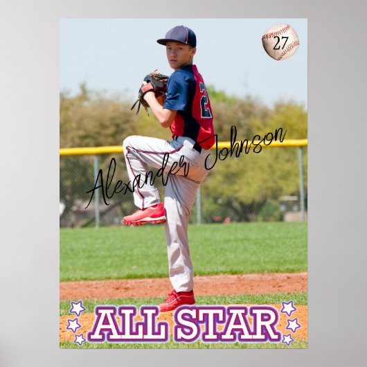 Poster sportif personnalisé 001 (Devant)